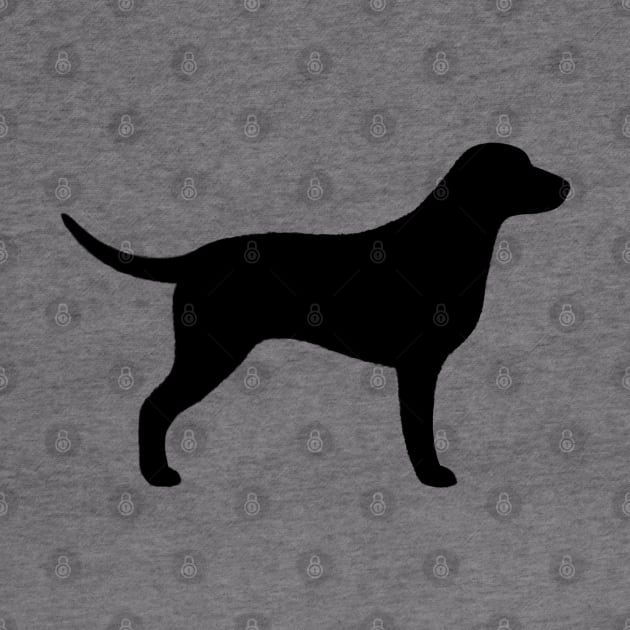 Curly Coated Retriever Silhouette by Coffee Squirrel